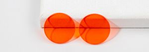 Absorbent Orange Glass